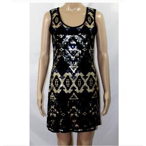 Talk of the‎ Walk Sequin  Evening  Tank Sleeveless  Stretch Dress NWT Sz. XL